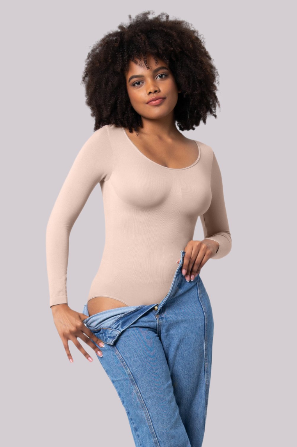 Aria – Luxe Fit Long-Sleeve Bodysuit