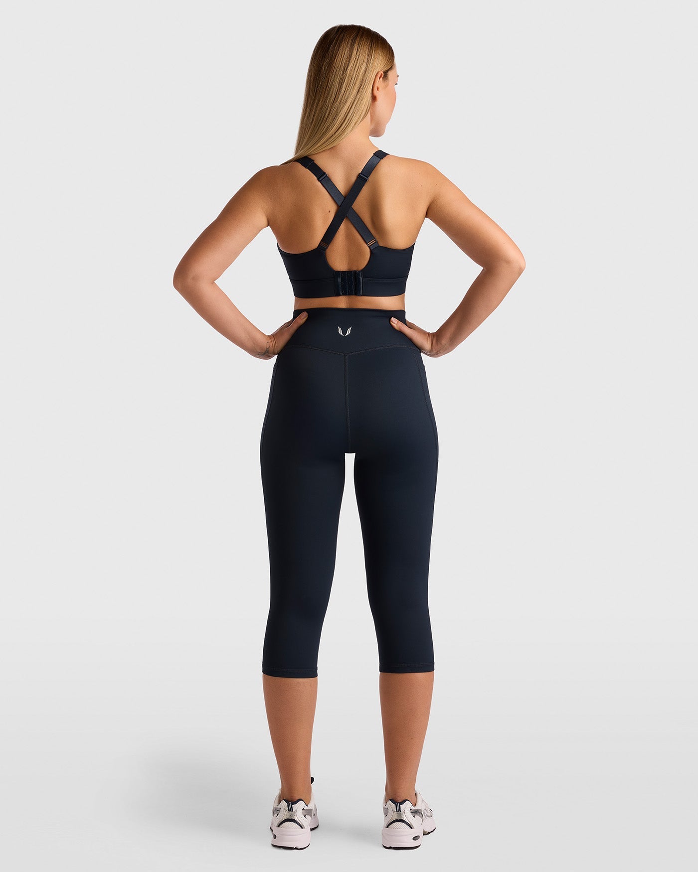 Dena Capri Leggings Met Zakken - Midnight Blauw