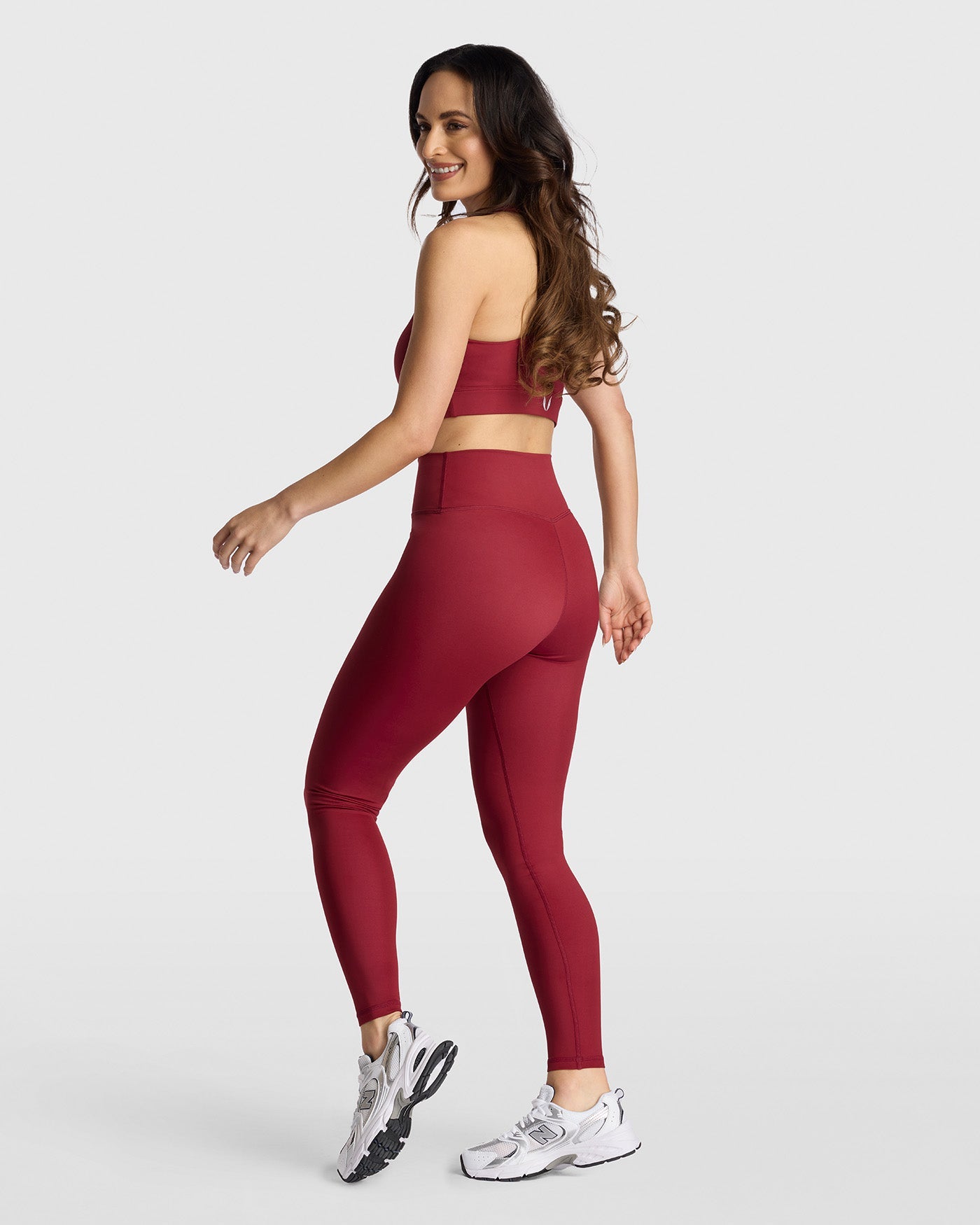 Dena Recycled Leggings - Bordeaux Rood