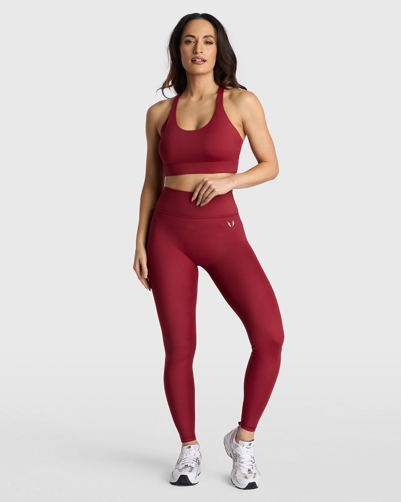 Dena Recycled Leggings - Bordeaux Rood