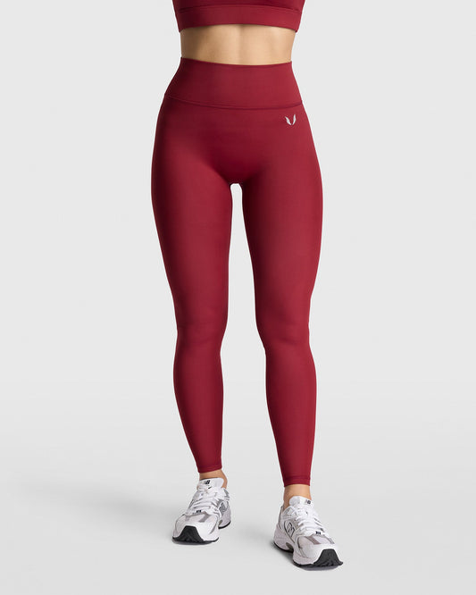 Dena Recycled Leggings - Bordeaux Rood