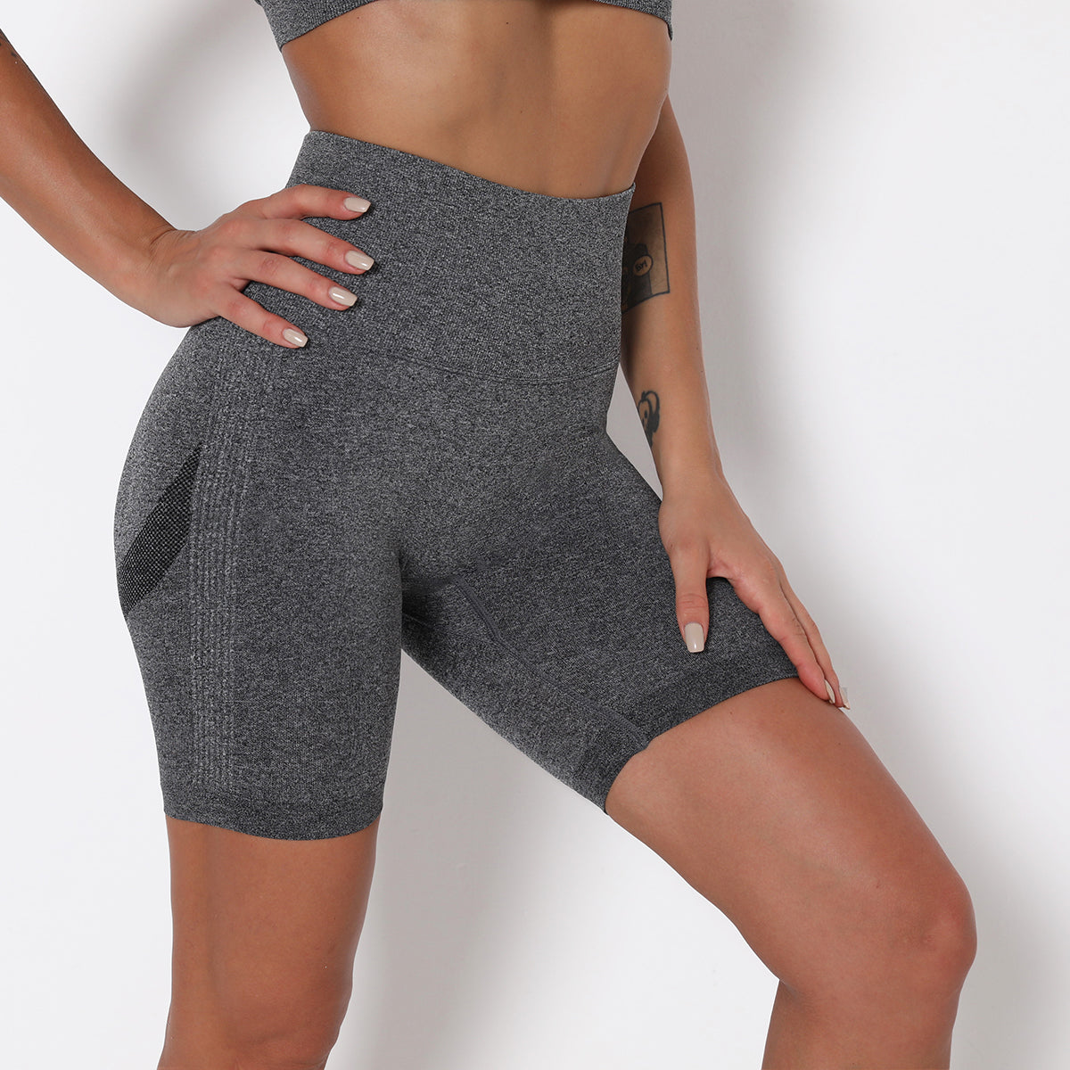 High waist sport short