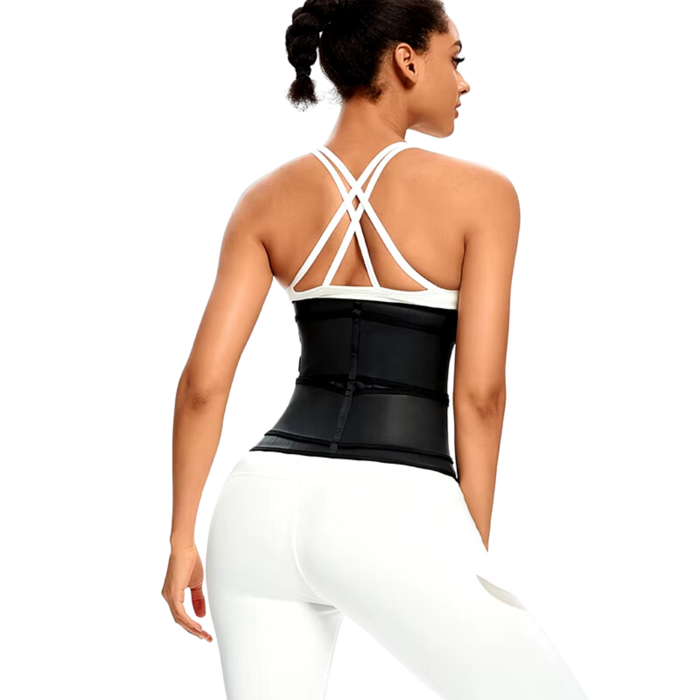 Waist Trainer Corset met 2 Banden en 3 Rijen Haakjes